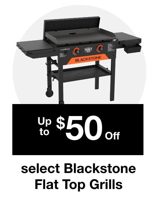 Up to $50 off select Black Stone Flat Top Griddles